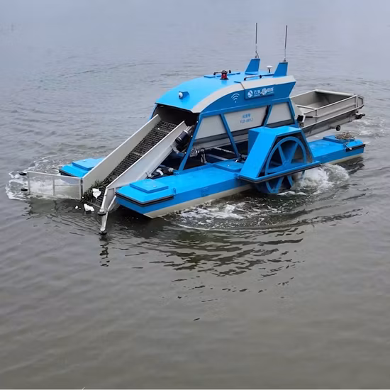 Ozean-Reinigungsroboter, Wasseroberflächen-Reinigungsboot mit Unkrautentfernung
